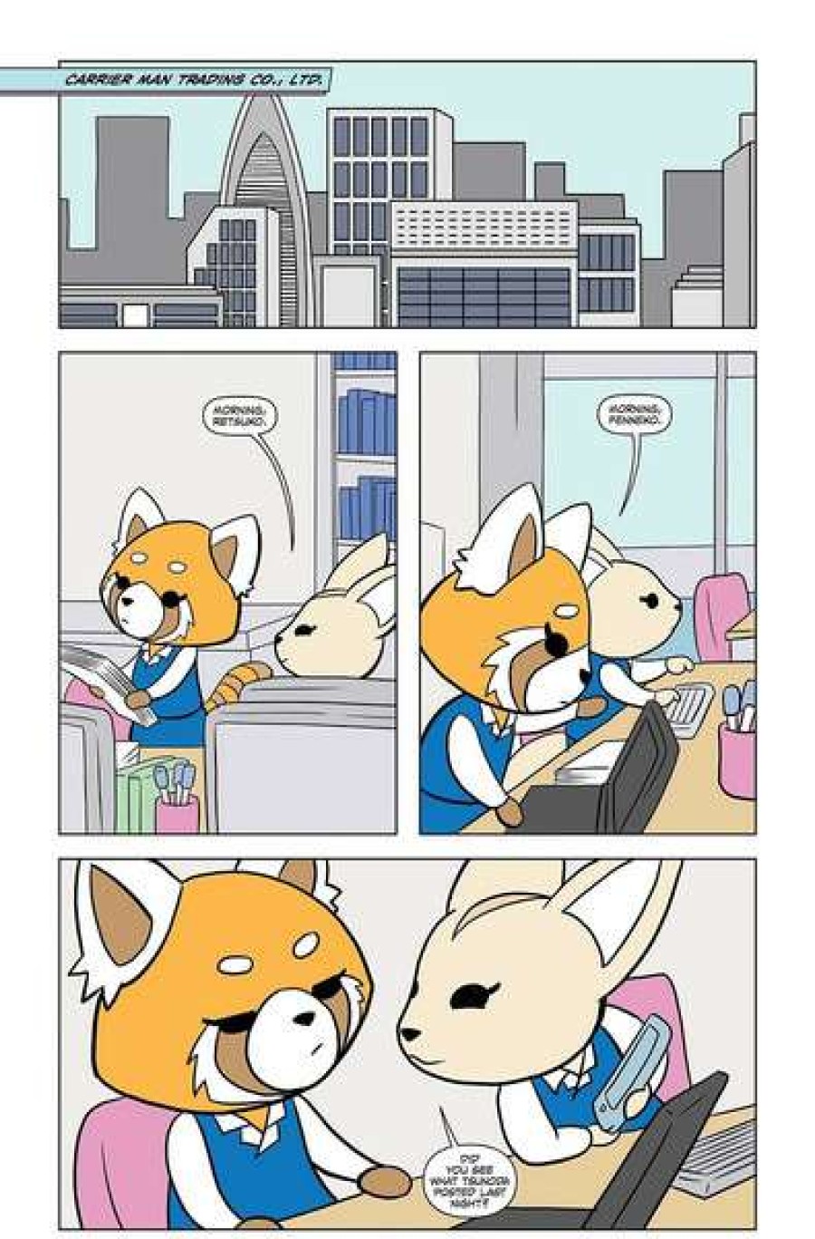 Comedy * | Oni Press Aggretsuko Meet Her World Graphic Novel (Hardcover)