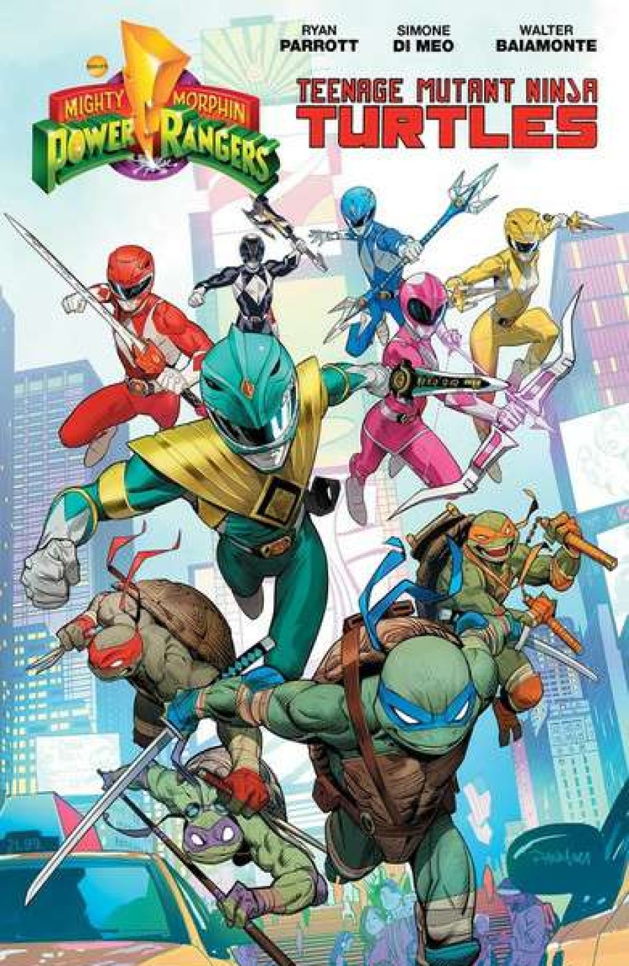 Graphic Novel * | Boom Studios Mighty Morphin Power Rangers/Teenage Mutant Ninja Turtles Graphic Novel