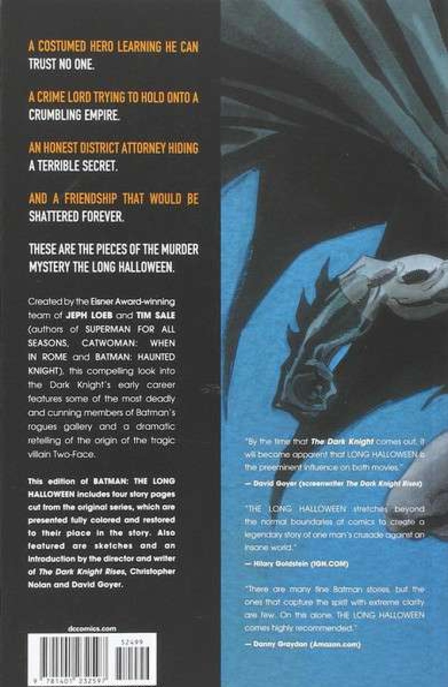 Graphic Novel * | Dc Comics Batman The Long Halloween Graphic Novel